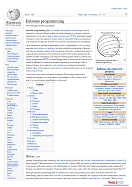 Extreme Programming from Wikipedia, the Free Encyclopedia