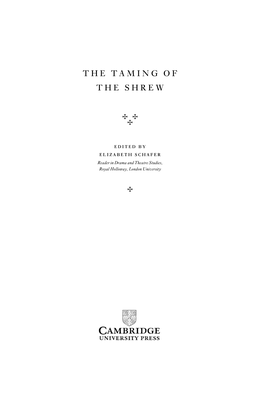 The Taming of the Shrew