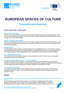 European Spaces of Culture