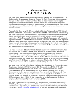 Jason R. Baron