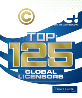 This Exclusive Report Ranks the World's Largest Licensors. the 2012 Report