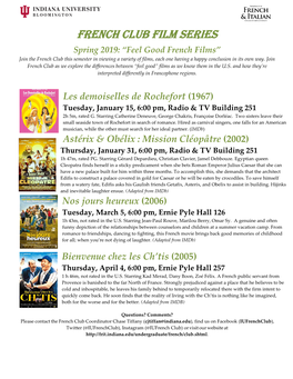 French Club Film Series