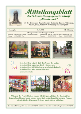 Mitteilungsblatt Juni 2008