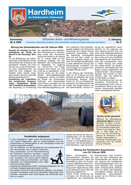 5Amtsblatt Hardheim Ausgabe 8