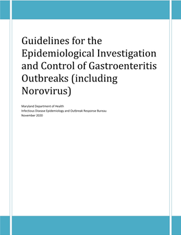 GE-Outbreak-Guidelines FINAL