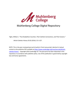 Muhlenberg College Digital Repository