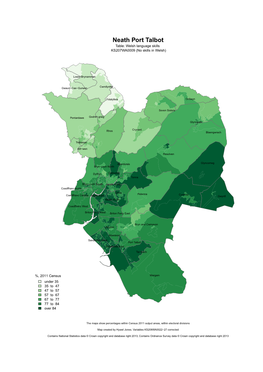 Neath Port Talbot Table: Welsh Language Skills KS207WA0009 (No Skills in Welsh)