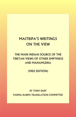 Maitripa on the View Free Edition