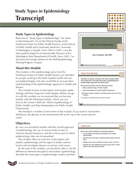 Study Types Transcript