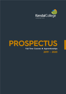 PROSPECTUS Full-Time Courses & Apprenticeships 2019 - 2020