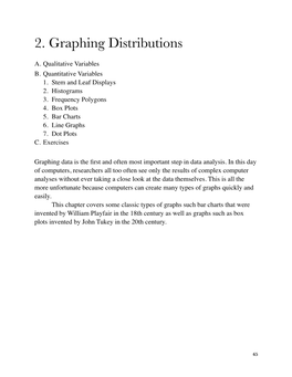 2. Graphing Distributions