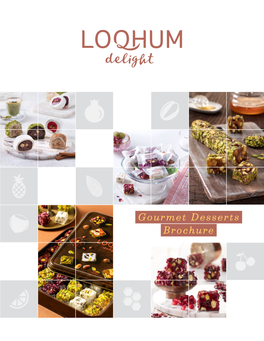 Gourmet Desserts Brochure Make Your Day More Delightful