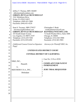 United States District Court Central District