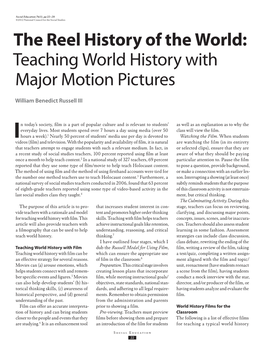 Teaching World History with Major Motion Pictures