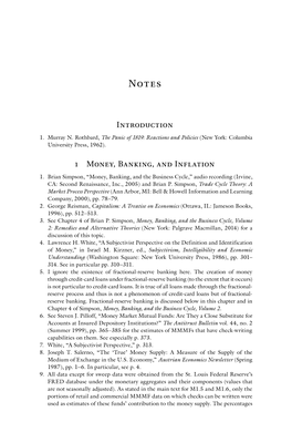 Introduction 1 Money, Banking, and Inflation