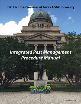 Integrated Pest Management Procedure Manual