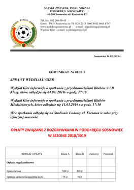 PODOKRĘG SOSNOWIEC 41-200 Sosnowiec Ul