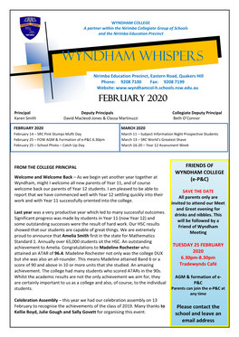 Wyndham Whispers