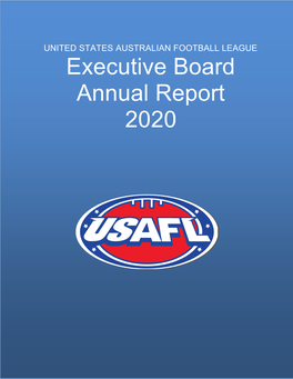Executive Board Annual Report 2020