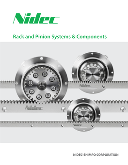 Rack and Pinion Systems & Components