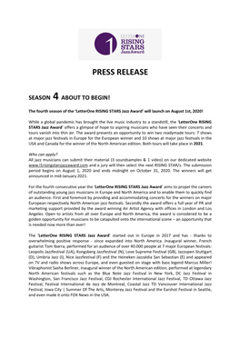 Press Release