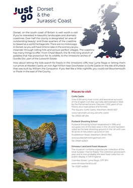 Dorset & the Jurassic Coast