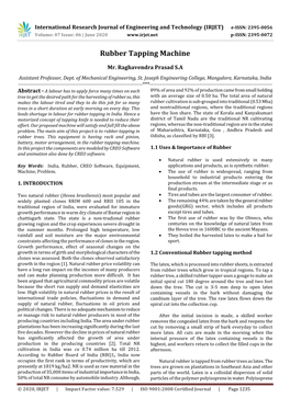 Rubber Tapping Machine