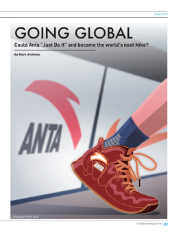 GOING GLOBAL Could Anta “Just Do It” and Become the World’S Next Nike?