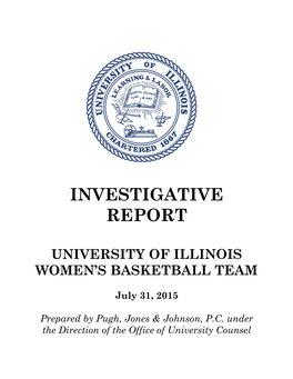 Investigative Report