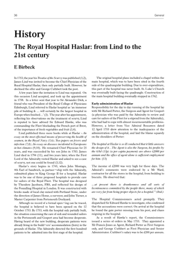 The Royal Hospital Haslar: from Lind to the 21St Century