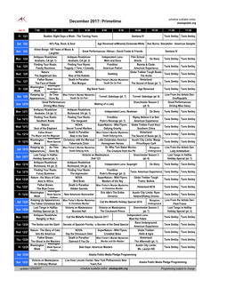 December 2017: Primetime Alaskapublic.Org