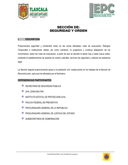 Seccion De Seguridad Y Orden