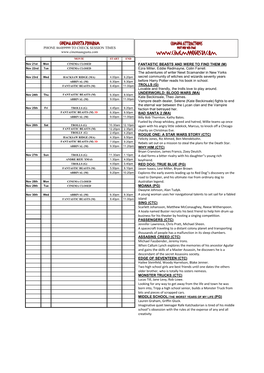 PROGRAM CINEMA AUGUSTA 24Th NOV-2016.Xlsx