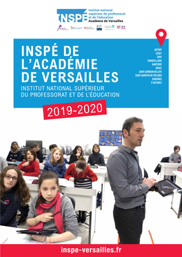 Inspé De L'académie De Versailles