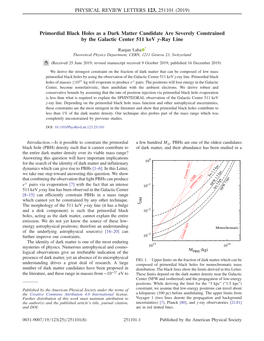 Primordial Black Holes As a Dark Matter Candidate Are Severely Constrained by the Galactic Center 511 Kev Γ-Ray Line