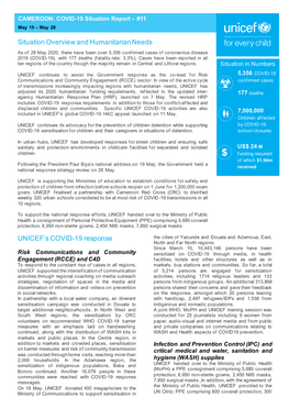 Situation Overview and Humanitarian Needs UNICEF's COVID-19 Response