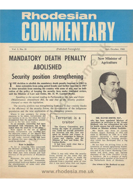 Mandatory Death Penalty Abolished