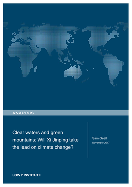 Will Xi Jinping Take the Lead on Climate Change?