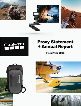 Gopro 2021 Proxy Statement and Fiscal Year 2020 Annual Report