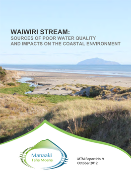Sources of Poor Water Quality and Impacts on the Coastal Environment