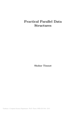 Practical Parallel Data Structures