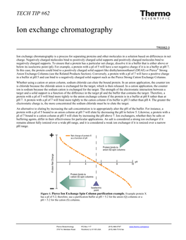 Ion Exchange Chromatography