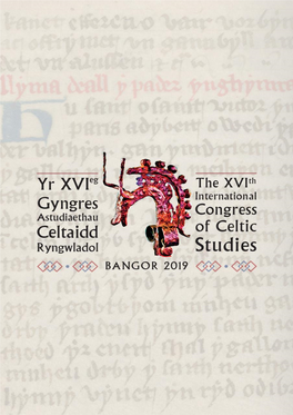 Download the Programme for the Xvith International Congress of Celtic Studies