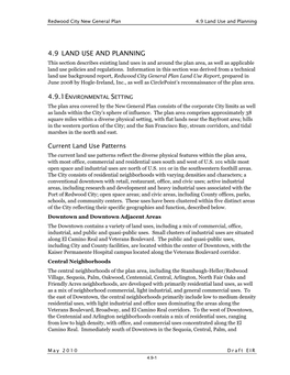 4.9 Land Use and Planning