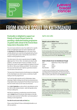 From Kinder Scout to Kathmandu