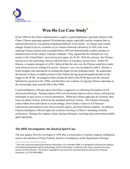 Wen Ho Lee Case Study1