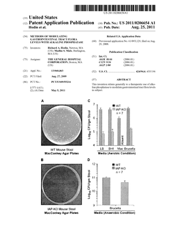 (12) Patent Application Publication (10) Pub. No.: US 2011/0206654 A1 Hodin Et Al