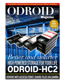 ODROID-HC2: 3.5” High Powered Storage  February 1, 2018