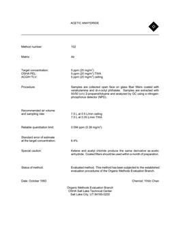 Acetic Anhydride