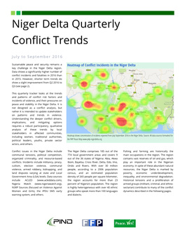 Niger Delta Quarterly Conflict Trends
